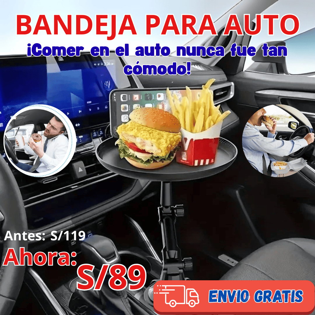 BANDEJA MULTIFUNCIONAL PARA AUTO -