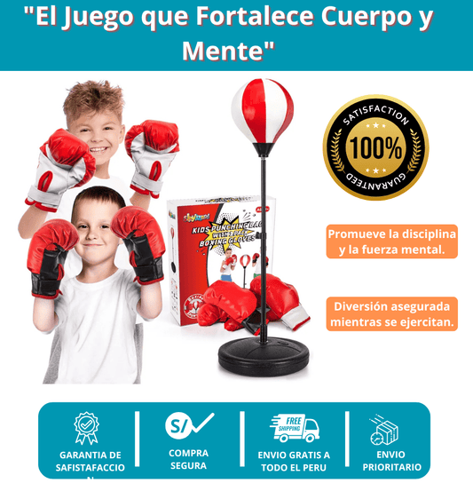Pera de Boxeo para niños-"La Diversión que se Convierte en Energía y Disciplina"