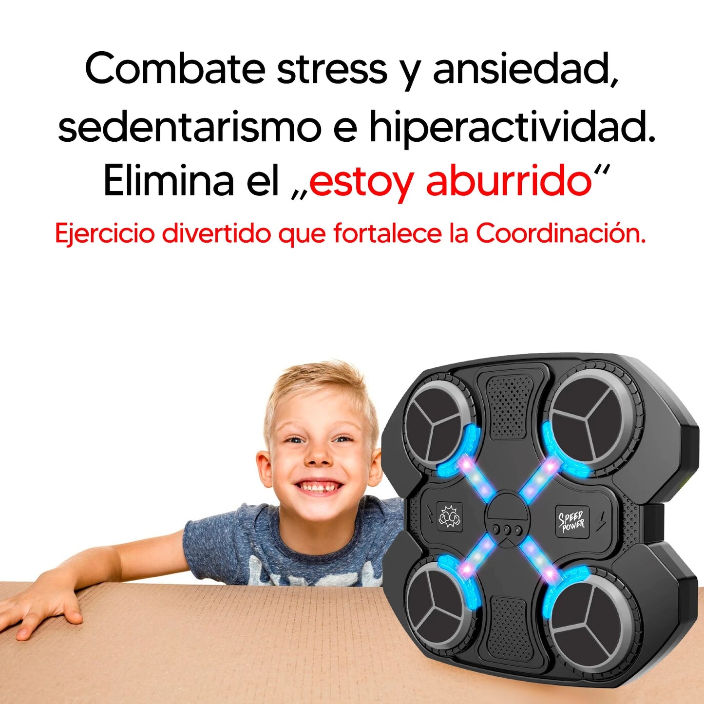 ¡Diversión y Ejercicio para los Pequeños Campeones! 🥊 Mini Máquina de Boxeo con Bluetooth: ¡Juega, Golpea y Gana! ¡Consíguela ya!