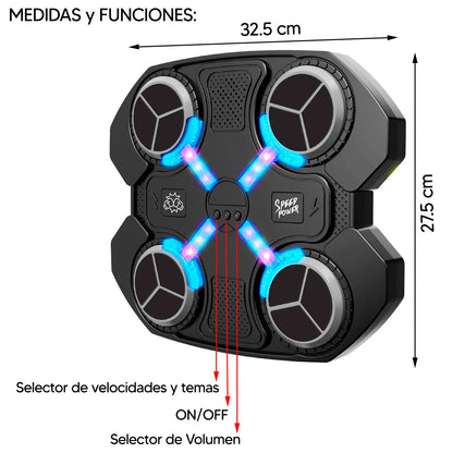 ¡Diversión y Ejercicio para los Pequeños Campeones! 🥊 Mini Máquina de Boxeo con Bluetooth: ¡Juega, Golpea y Gana! ¡Consíguela ya!