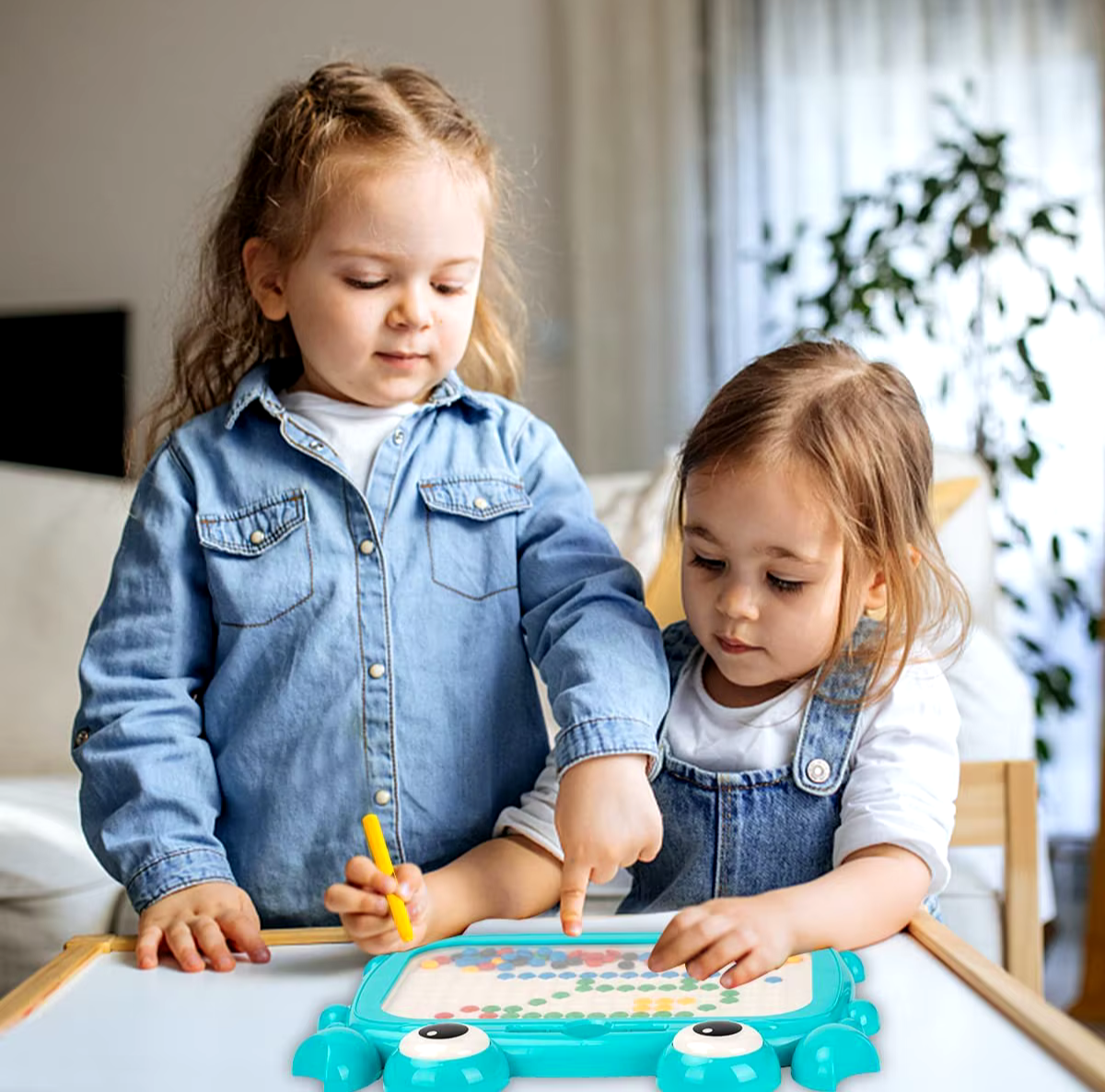 Novedoso tablero magnético montessori de gran estimulación mental: El Mejor Amigo para Aprender y Jugar"